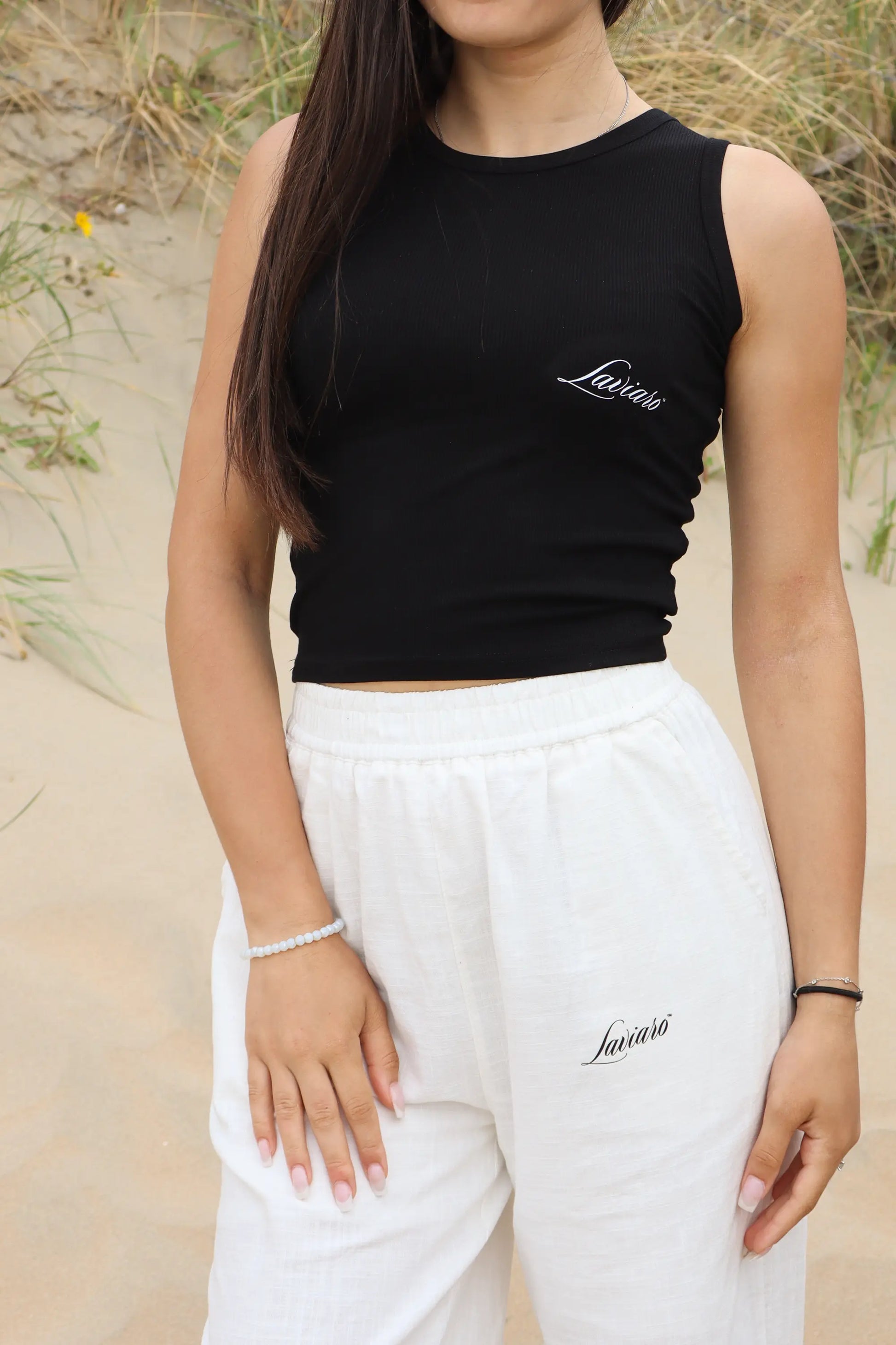 Black Crop Top | Sunset Collection