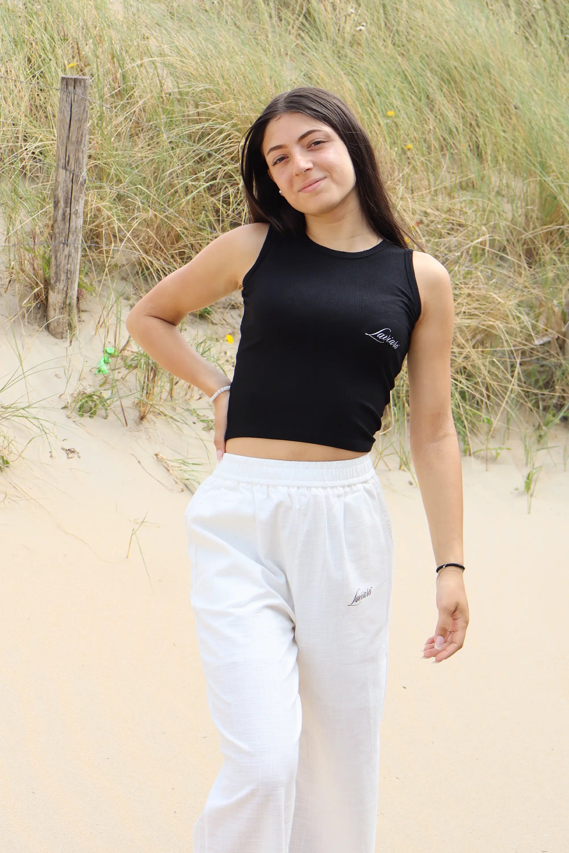 Black Crop Top | Sunset Collection