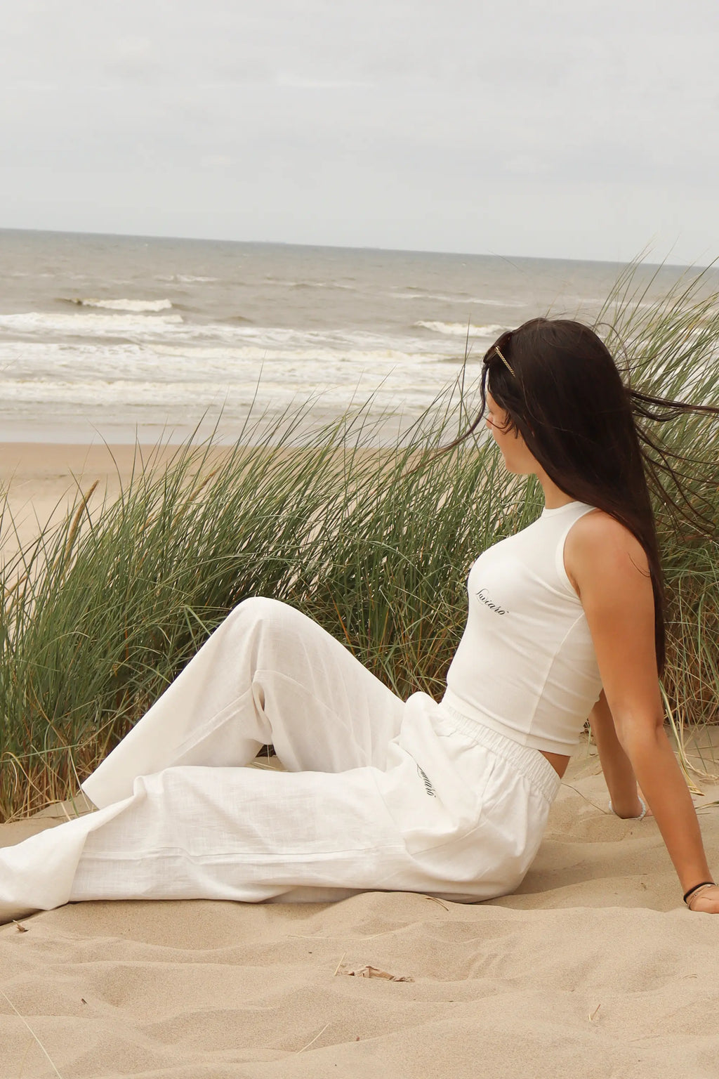 White Crop Top | Sunset Collection