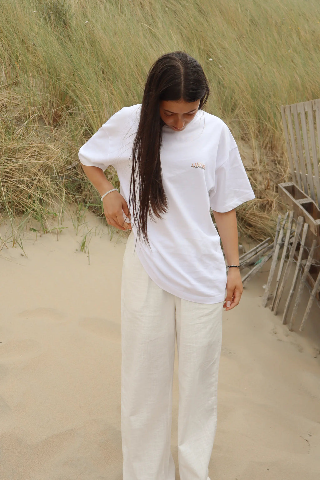 White Signature T-Shirt | Sunset Collection