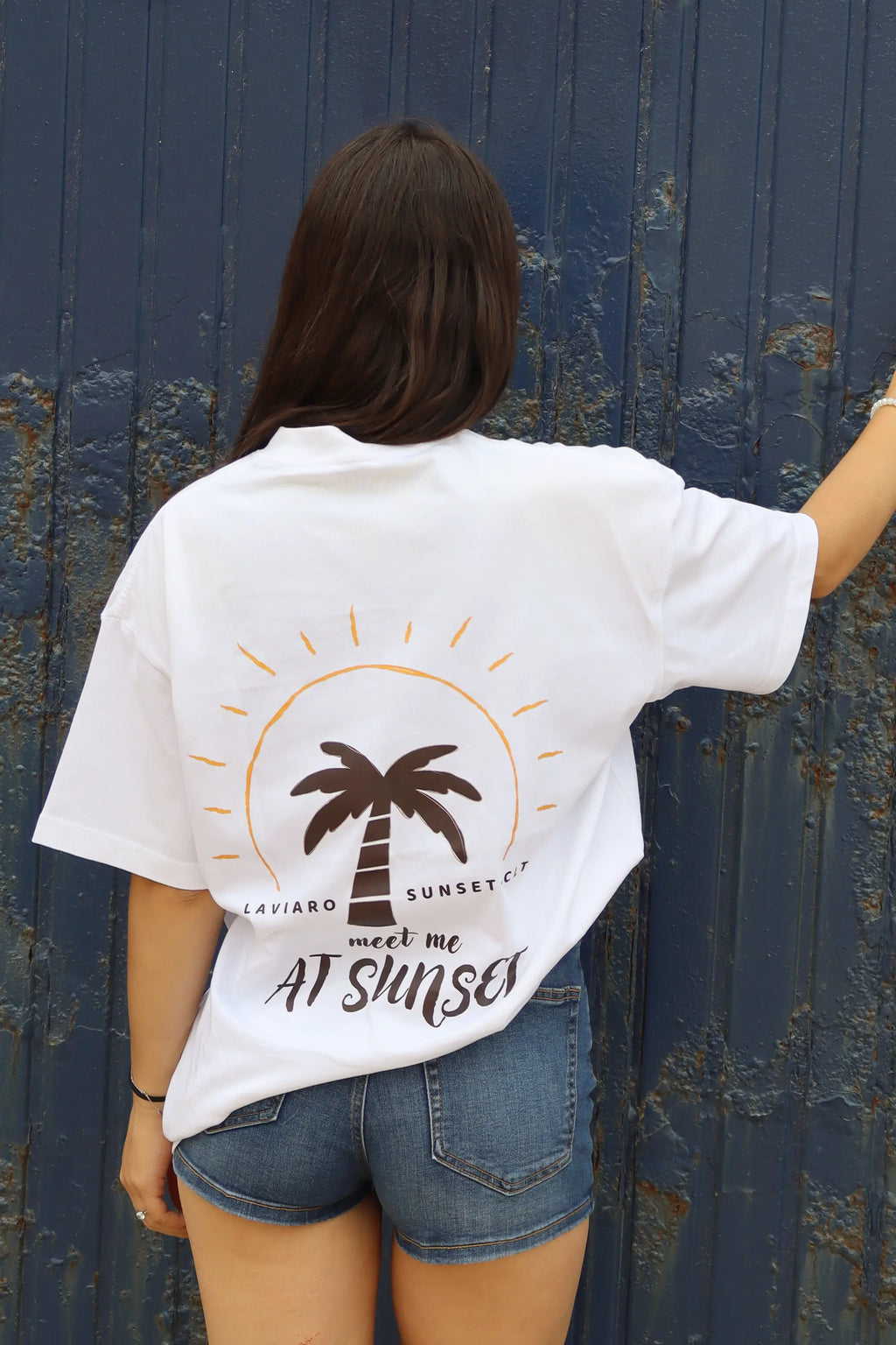 White Signature T-Shirt | Sunset Collection
