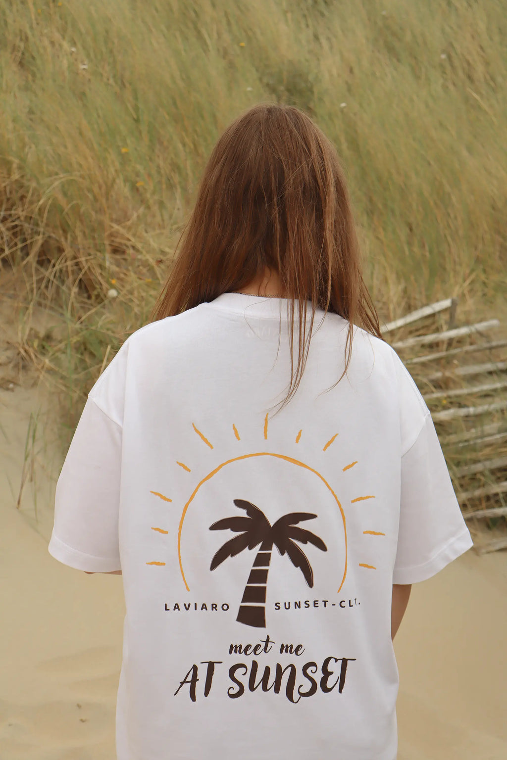 White Signature T-Shirt | Sunset Collection