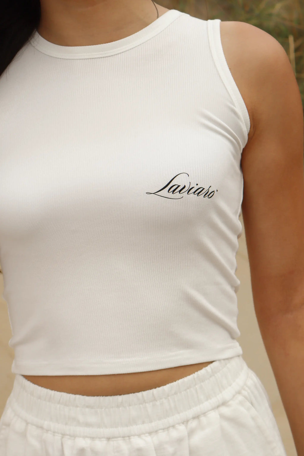 White Crop Top | Sunset Collection