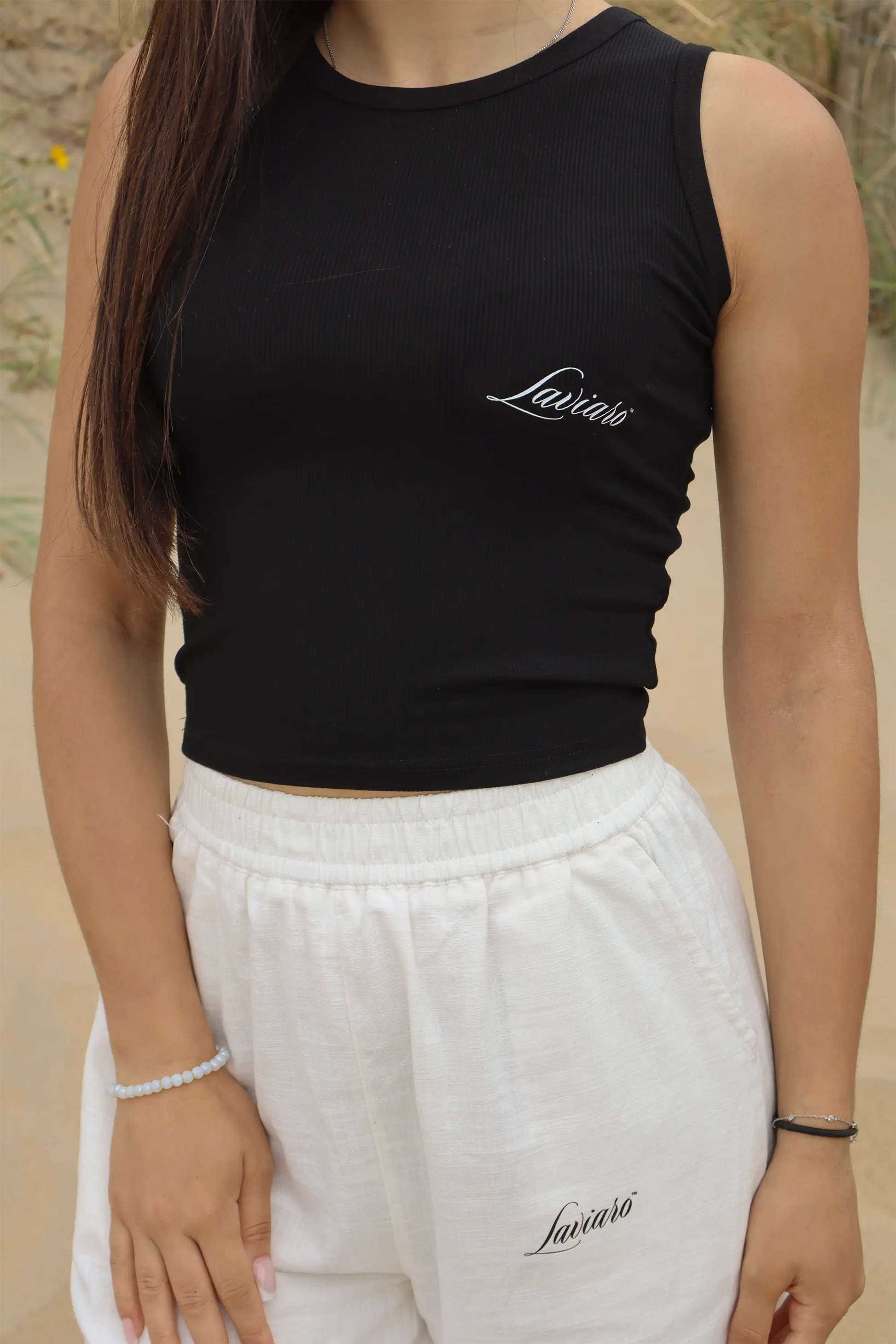 Black Crop Top | Sunset Collection