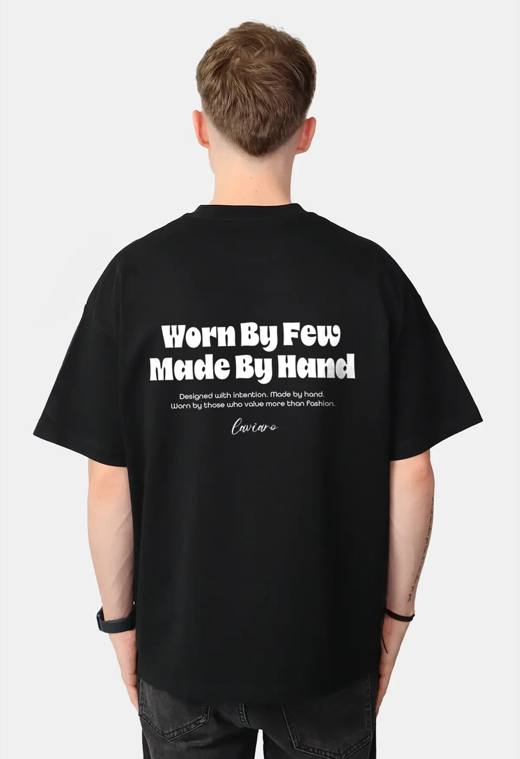 "WORN BY FEW" TEE | BLACK