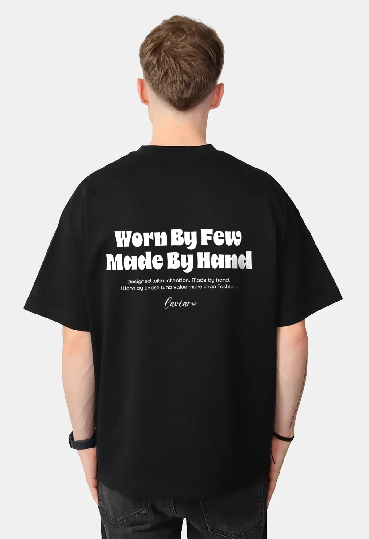 "WORN BY FEW" TEE | BLACK