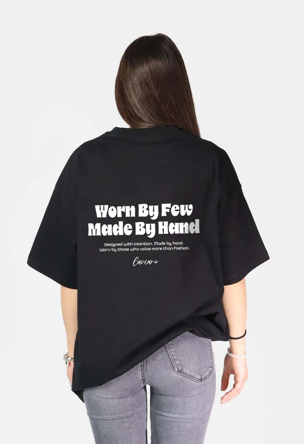 "WORN BY FEW" TEE | BLACK