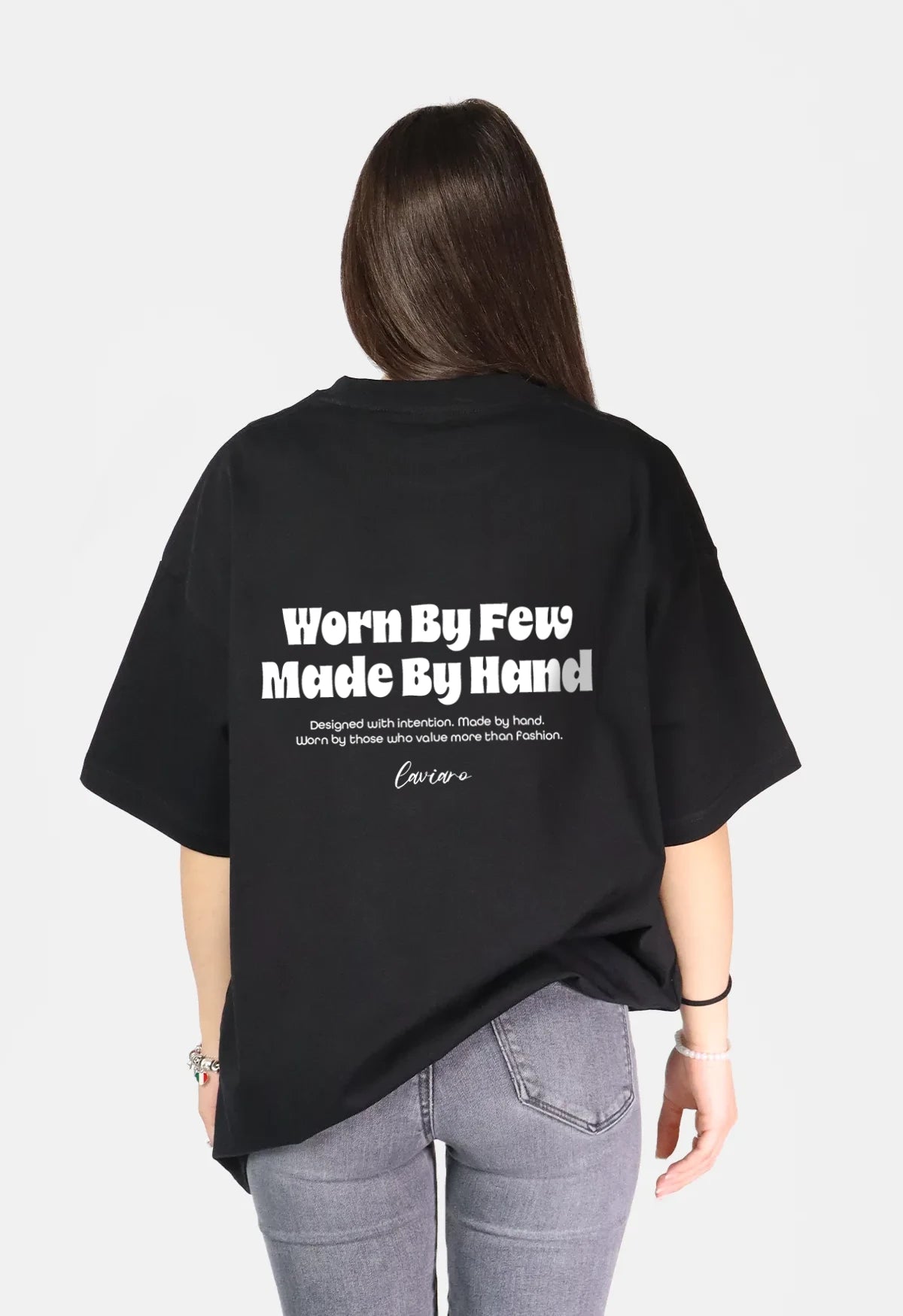 "WORN BY FEW" TEE | BLACK