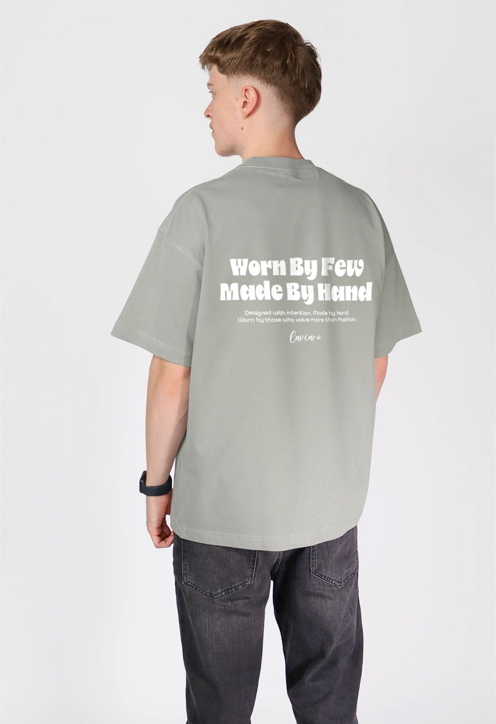 "WORN BY FEW" TEE | GREY