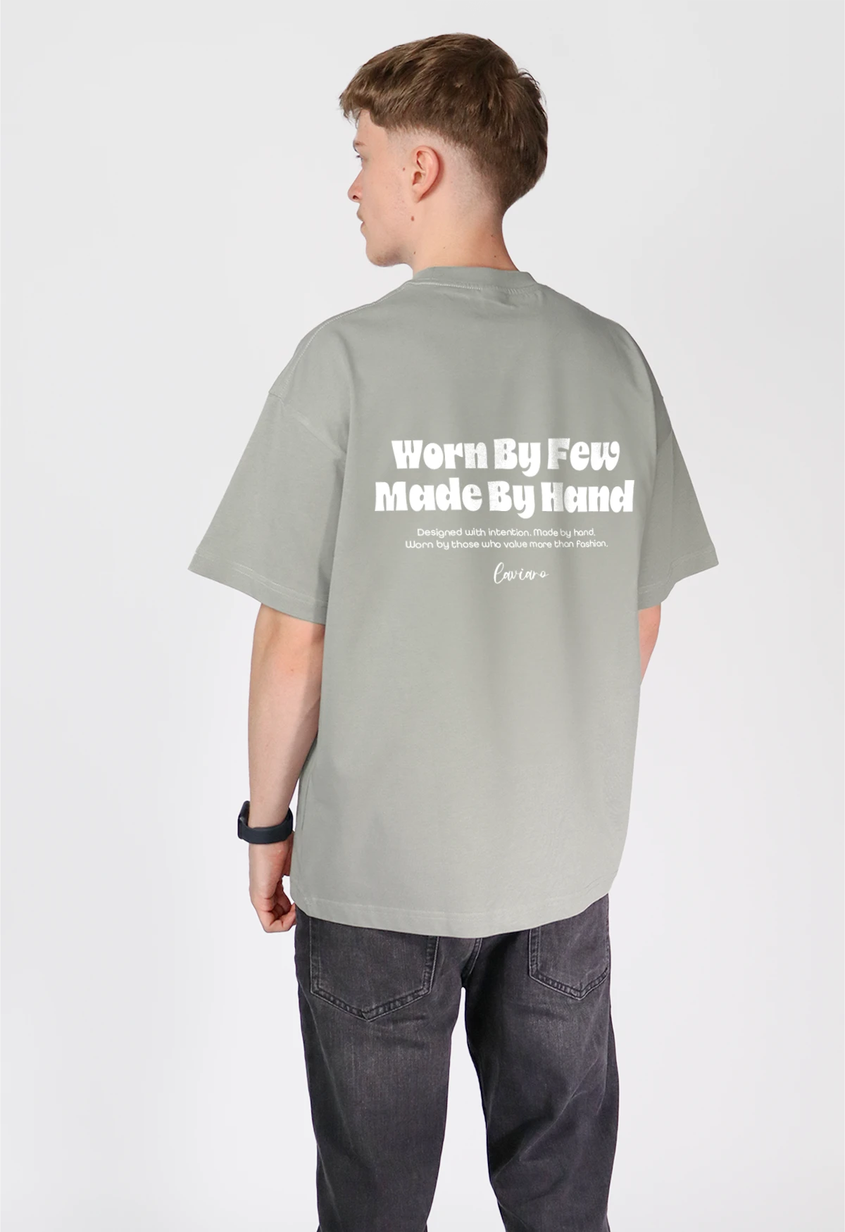 "WORN BY FEW" TEE | GREY