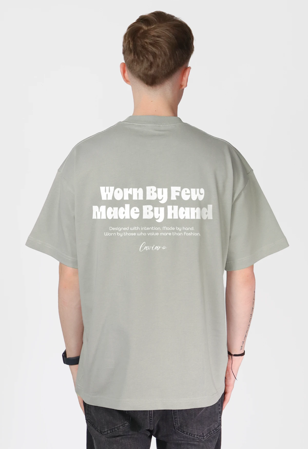 "WORN BY FEW" TEE | GREY