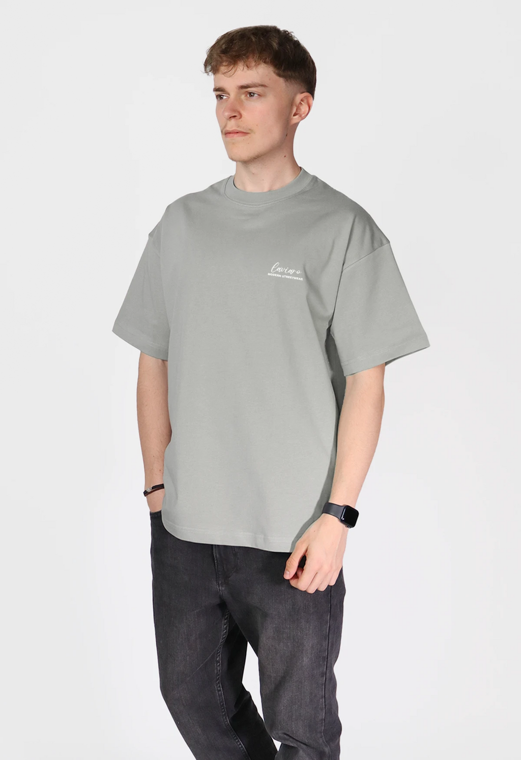 "WORN BY FEW" TEE | GREY