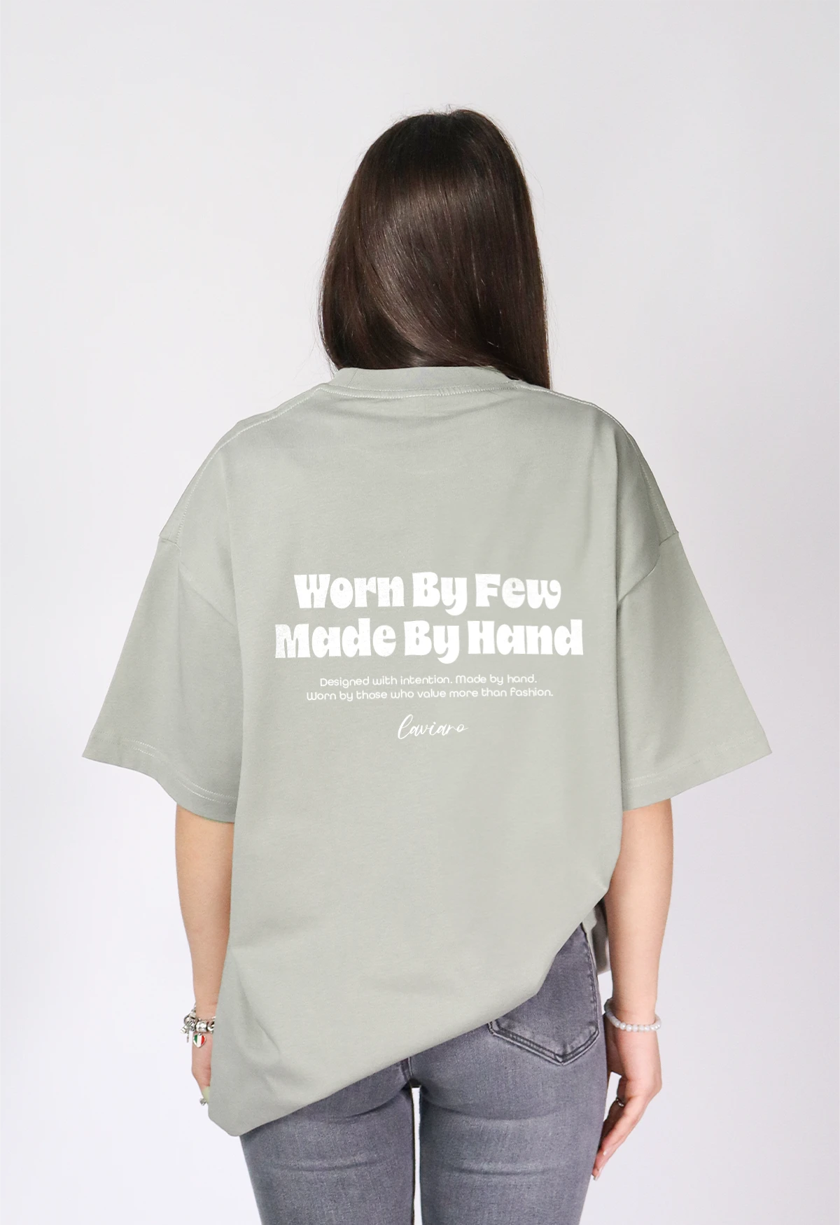 "WORN BY FEW" TEE | GREY