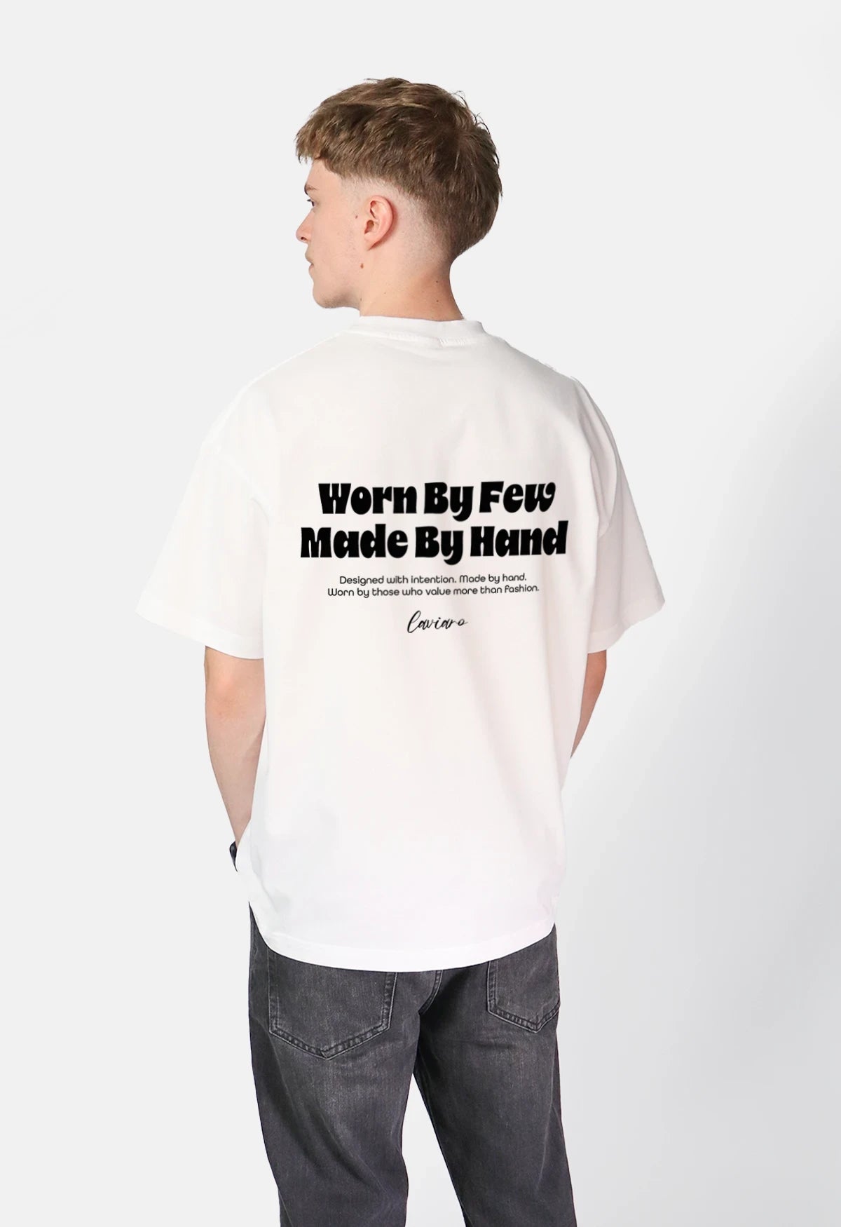 "WORN BY FEW" TEE | WHITE