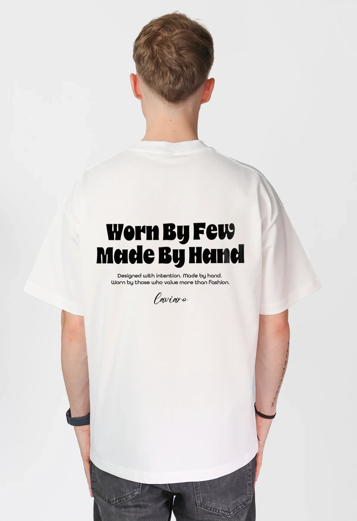 "WORN BY FEW" TEE | WHITE